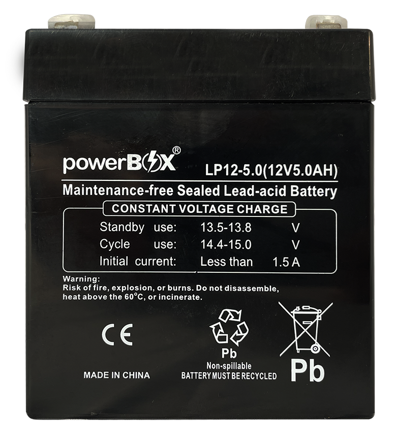 Batería powerBox 12v 5Ah