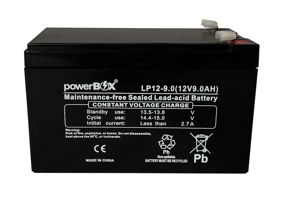 Batería powerBox 12v 9Ah