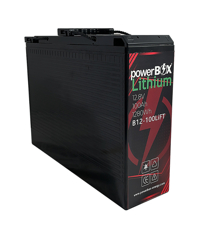 Batería Litio powerBOX 12.8V-100AH Front Terminal B12-100LiFT