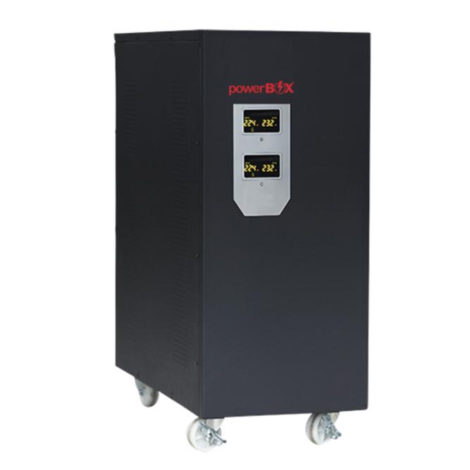 Regulador de Voltaje powerBOX 30kVA Split Phase 240/120.  Versión XR.