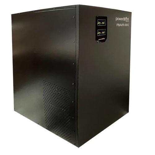 Regulador de Voltaje 50kVA powerBOX PBAVR50K2. Versión XR.
