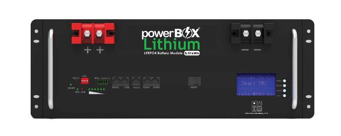 Batería powerBox Litio 48VDC Y 100AH