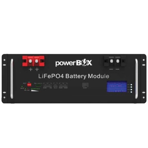 [B51.2-100-Li3U] Batería de Litio powerBOX - Rack Mount 3U - 5120Wh
