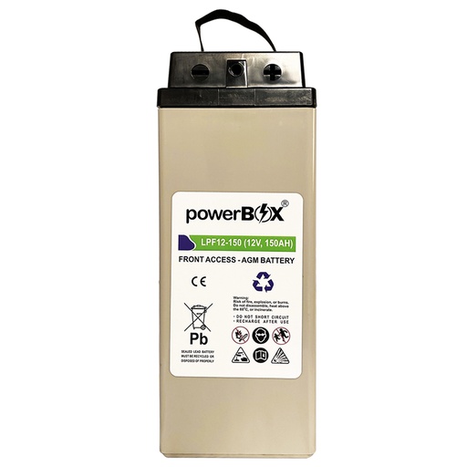[BAT-PBF-150] Batería powerBOX 150Ah Front Terminal General Purpose